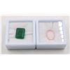 Image 1 : #110-NATURAL PINK ROSE QZ 7.90CT & AGATE 11.81CT