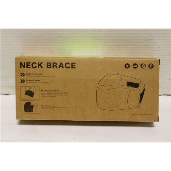 NECK LUMBAR SUPPORT BRACE BLACK NEW