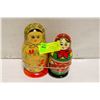 Image 1 : ESTATE WOOD UKRANIAN STACKING DOLLS-ESTATE
