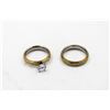 Image 1 : ESTATE LADIES WEDDING RING SET IN BOX-ESTATE