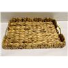Image 1 : WOVEN OTTOMAN TRAY NEW
