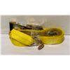 Image 1 : TIE DOWN RATCHET STRAPS WITH DOUBLE