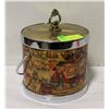 Image 1 : VINTAGE BROWN FAUX WOOD GRAIN ICE BUCKET