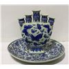 Image 1 : PLATE 16 “FLORAL & 5 STEM VASE
