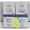 Image 1 : 4 PACK LED LIGHT BULBS GX53 NEW