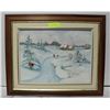Image 1 : 1-23” X 19” FRAMED PICTURE