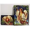 Image 1 : LOT OF 2  ANGEL PICTURES 18X24 & 16X12