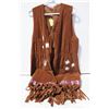 Image 1 : BARBIE NATIVE AMERICAN DRESS WITH OPEN FRONT NEW