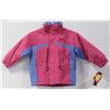 Image 1 : NEW KIDS CHERRY TREE PERIWINKLE/AQUA JACKET SIZE