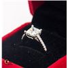 Image 2 : #1004-CUSTOM HAND& SET 2.00 CT GRA