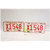 Image 1 : SET OF 1967 B.C LICENSE PLATES