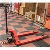 Image 1 : BAILIFF SEIZED: RED & BLACK CE 3000KG PALLET JACK