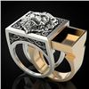 Image 1 : NEW SIZE 9 MEN'S DOMINEERING LION HEAD STYLE RING