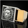 Image 2 : NEW SIZE 9 MEN'S DOMINEERING LION HEAD STYLE RING