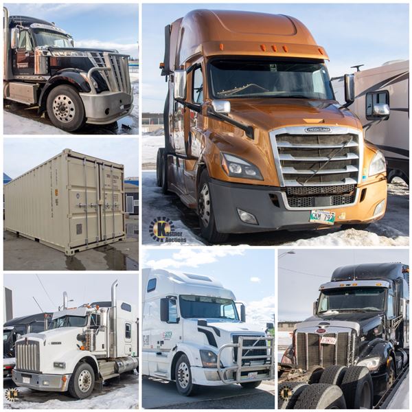 FEATURED: INDUSTRIAL TRACTORS, TRAILERS, SEACANS