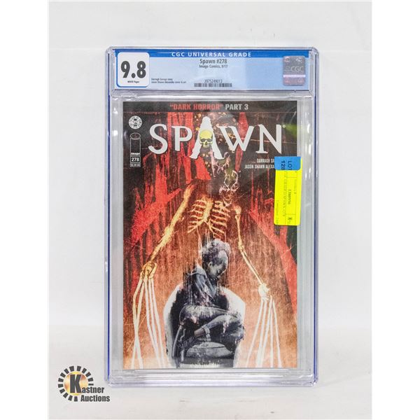 9.8 CGC GRADED SPAWN #278