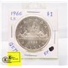 Image 2 : 1966 EF CANADA $1 QUEEN ELIZABETH 2 (LB)