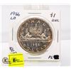 Image 2 : 1966 PL CANADA $1 QUEEN ELIZABETH 2 (LB & CAMEO)