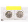 Image 2 : TWO CANADIAN ONE DOLLAR COINS 1968 & 1969