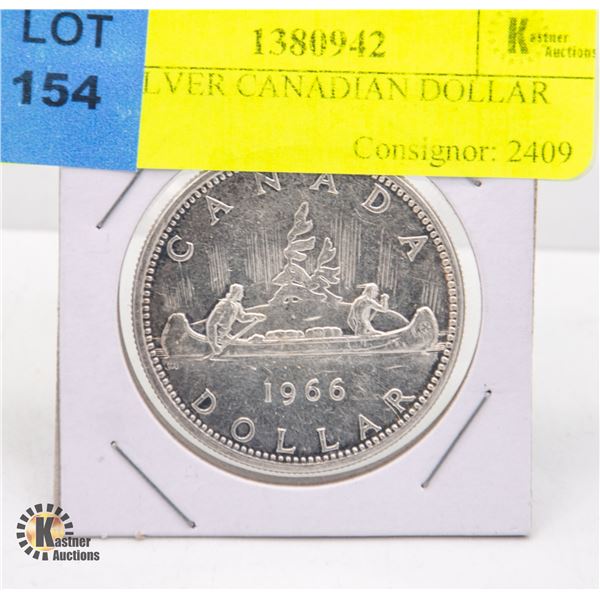 1966 SILVER CANADIAN DOLLAR