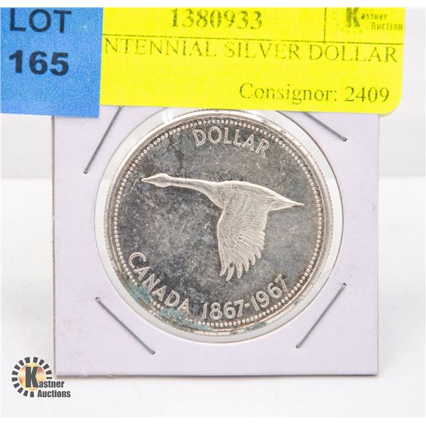 1967 CENTENNIAL SILVER DOLLAR