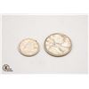 Image 1 : 35 CENTS FACE VALUE 80% SILVER CANADIAN COINS (2)