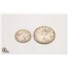 Image 2 : 35 CENTS FACE VALUE 80% SILVER CANADIAN COINS (2)