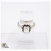 Image 1 : MOTHER OF PEARL SILVER RING 925 SIZE 6-3/4