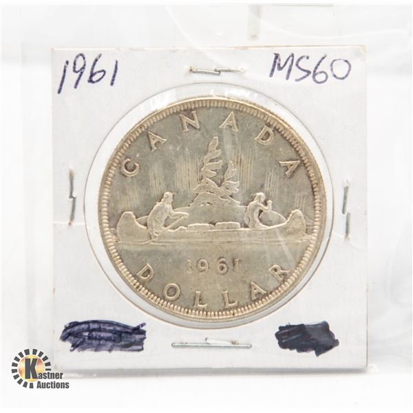 1961 CDN. SILVER DOLLAR