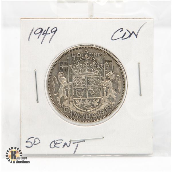 1949 CDN, 50 CENT COIN
