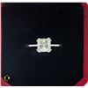 Image 1 : #2082-HAND SET 2 CT GRA CERTIFIED PRINCESS CUT