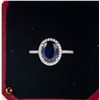 Image 1 : #2086-8 X 10 OVAL SHAPED BLUE LAB CREATED