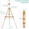 Image 2 : NEW VISWIN 51 - 76" ADJUSTABLE TRIPOD ART EASEL