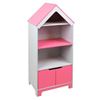 Image 1 : NEW DANAWARES WOODEN DOLLHOUSE BOOKSHELF WHT/PNK