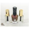 Image 1 : NEW BAG WITH 3 BOTTLES OF WOMENS NAIL PRODUCTS