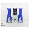 Image 1 : NEW BAG WITH 3 BOTTLES OF WOMENS NAIL PRODUCTS