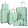 Image 1 : NEW SINOUSO SIX PIECE LIGHTWEIGHT LUGGAGE SET WITH