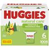 Image 1 : NEW HUGGIES NATURAL CARE WIPES 1008 TOTAL WIPES