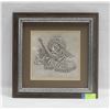 Image 1 : FRANKLIN MINT SILVER WALL SCULPTURE 1976 SIGNED