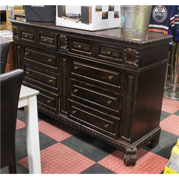 SOLID WOOD DRESSER 68" X 20" X 43"