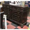 Image 1 : SOLID WOOD DRESSER 68" X 20" X 43"