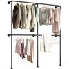 Image 1 : NEW INDUSTRIAL PIPE CLOTHING RACK 71"