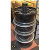 Image 1 : BAILIFF SEIZED SET OF FOUR 18" RIMS WITH HUBCAPS