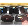 Image 1 : PAIR OF 35 POUND SNAP FITNESS DUMBELLS