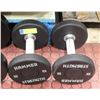 Image 1 : PAIR OF 5 POUND HAMMERSMITH DUMBELLS