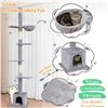 Image 3 : NEW UNASSEMBLED PEMPET CAT TREE - FLOOR TO CEILING