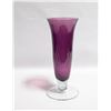 Image 1 : PURPLE GLASS VASE 13 INCH