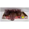 Image 1 : PLUM PURPLE TUMBLERS 10 PCS