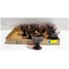 Image 1 : PLUM PURPLE VINE PEDESTAL DESERT