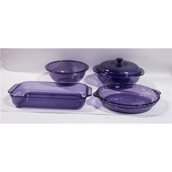 WISTERIA PURPLE BAKE SERVE SET 5PCS